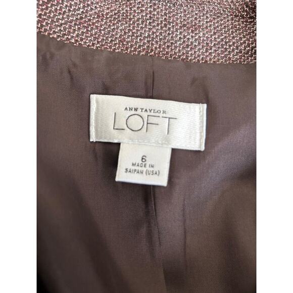 Ann Taylor Women’s Size 6 Suit Jacket Blazer Vintage Wool Blend Five Buttons - Picture 6 of 15